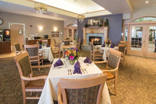 Formal dining room at assisted living